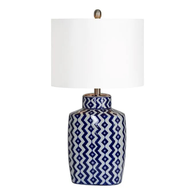 Blue and White Ceramic Lamp,  Was $275.00 Now $192.50   30% off