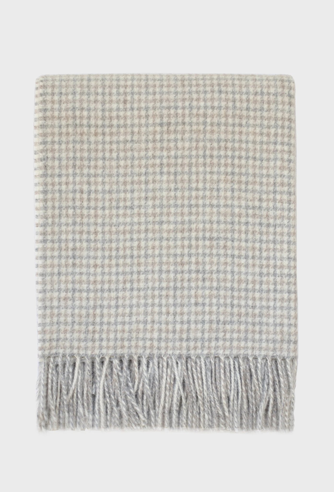 Glencoe Light Gray Ivory Tan Throw