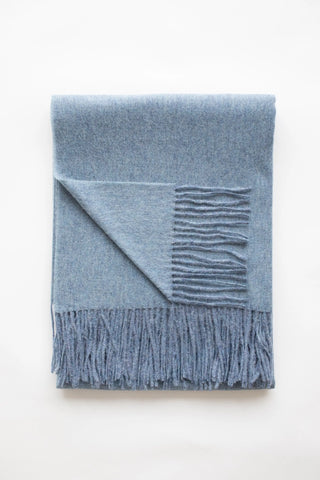 Whitby Denim Blue Throw