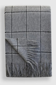 Stowe Dark Grey Throw