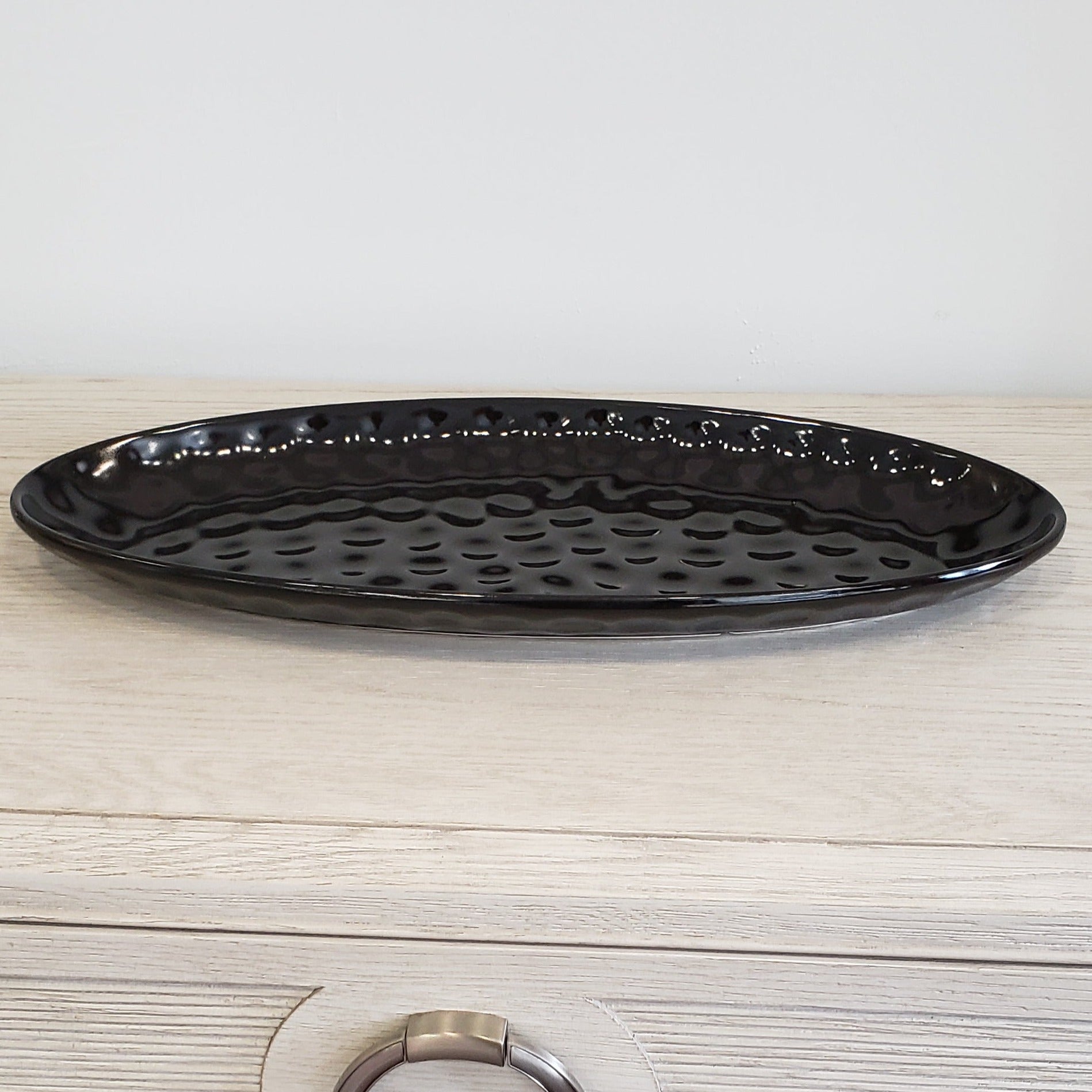 Maxwell Williams Black Oval Platter