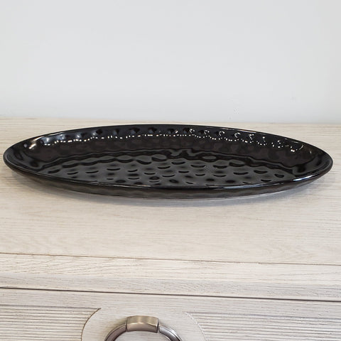 Maxwell Williams Black Oval Platter