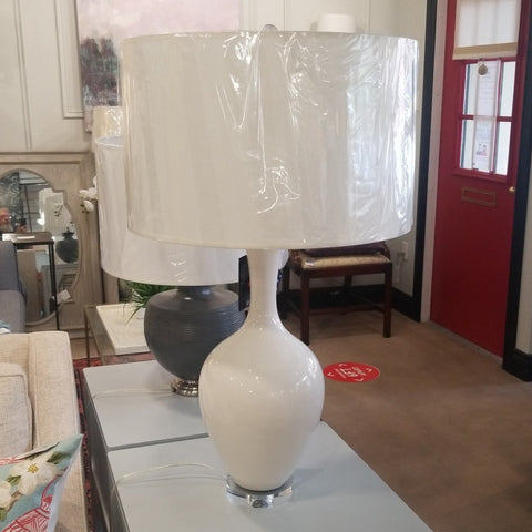 Soft White China Lamp